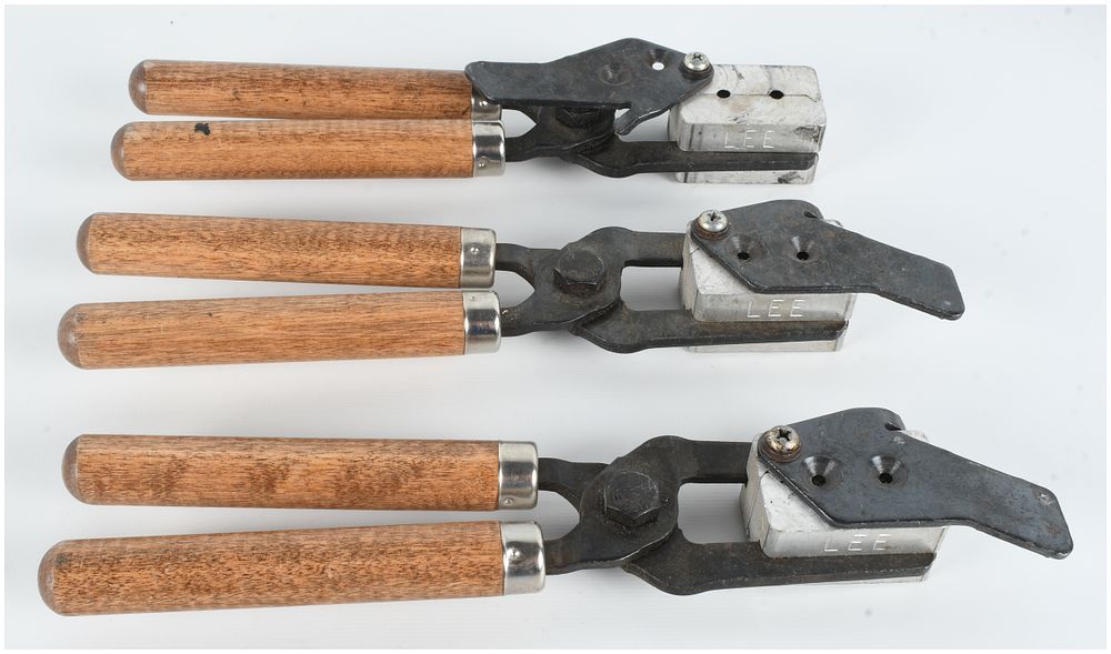 Lot 1226: A Trio of Lee Precision Double-Cavity Bullet Molds