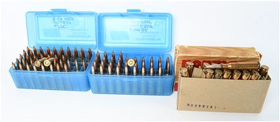 A Lot of 98 Centerfire Rifle Cartridges in 6mm PPC, 6mm BR, and 6.5x54mm MS. This lot consists 