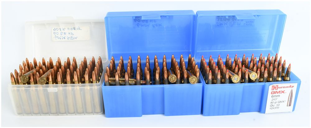 Lot 1288: A Lot of 155 Live Rounds of 6mm Remington Ammunition