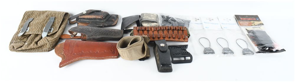Lot 1298: A Collection of Vintage and Modern Tactical Gear Including East German NVA and American Accessories