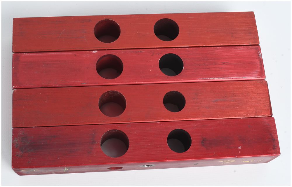 Lot 1304: Four MEC 302 Series Charge Bars for Single Stage Reloading Presses