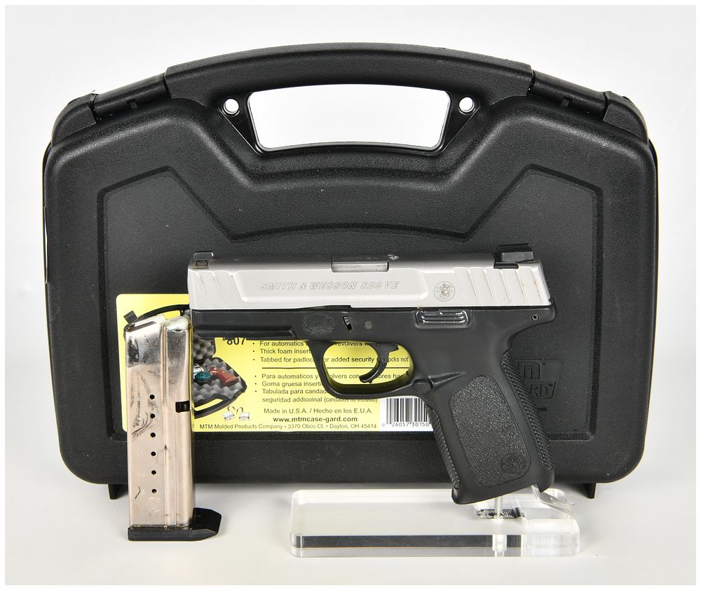 Lot 1335: Smith & Wesson SD9 VE Semi-Automatic Pistol 9mm with 4 Inch Barrel