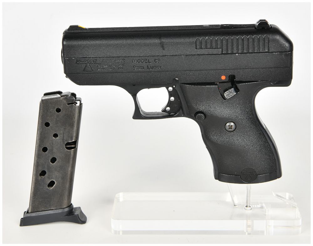 Lot 1341: Hi-Point Model C9 Semi-Automatic Pistol 9mm Luger with 3.5 Inch Barrel