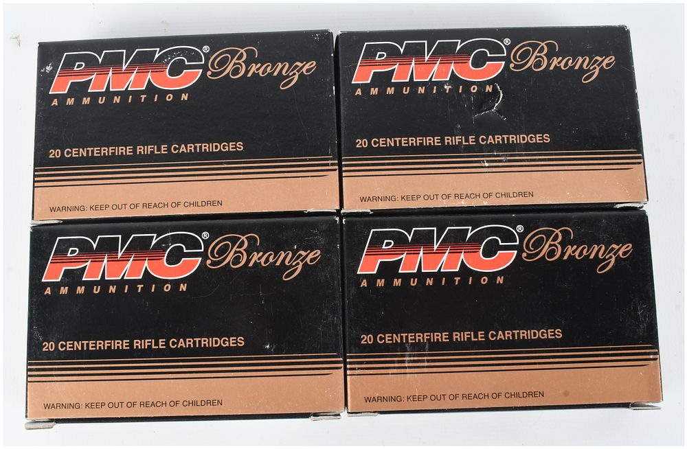 Lot 1360: A Lot of 80 Rounds of PMC Bronze .223 Remington Ammunition