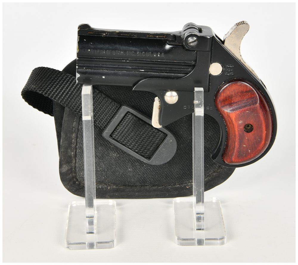 Lot 1371: Cobra Enterprises of Utah, Inc. Model CB38 Single-Action Break-Open Over/Under Derringer .38 Special with 2.75 Inch Barrel