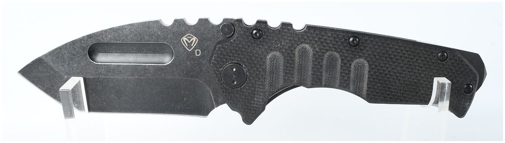 Lot 1385: Medford Knife and Tool Praetorian Carbon Fiber Rugged Combat Folder