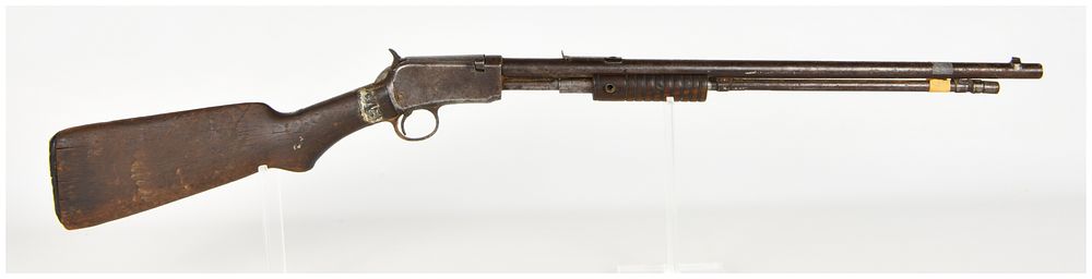 Lot 1386: Winchester Model 1906 Pump Action Rifle .22 S, L, or LR with 20 Inch Barrel for Parts/Repair