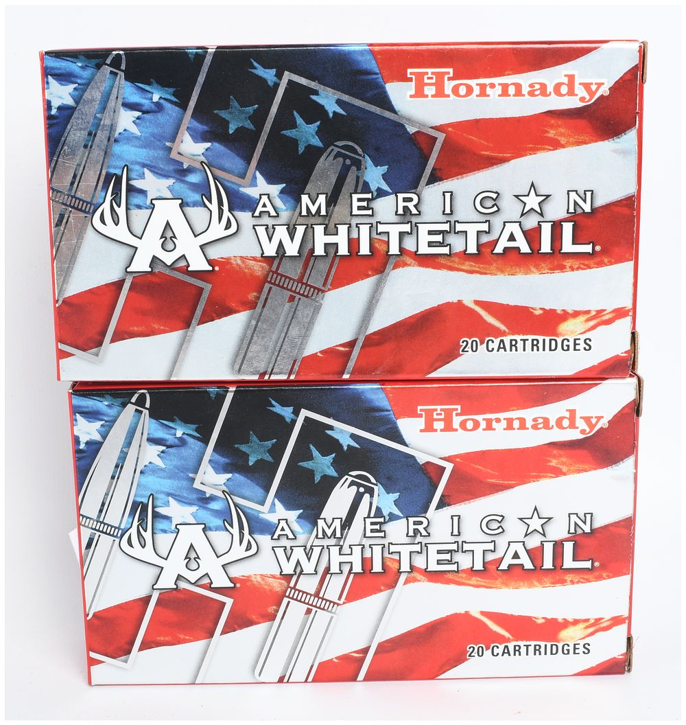 Lot 1414: A Lot of 40 Rounds of Hornady American Whitetail 6.5 Creedmoor Ammunition