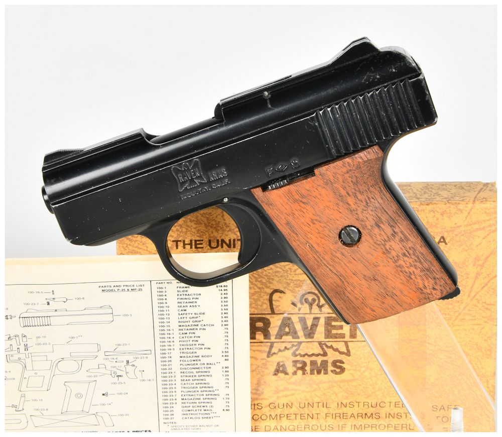 Lot 1425: Raven Arms Model MP-25 Semi-Automatic Pistol .25 Auto