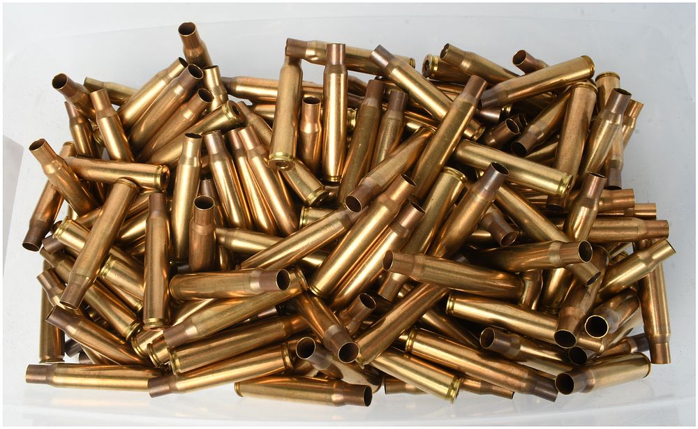 Lot 1477: 200 Cleaned 30/06 Brass Casings