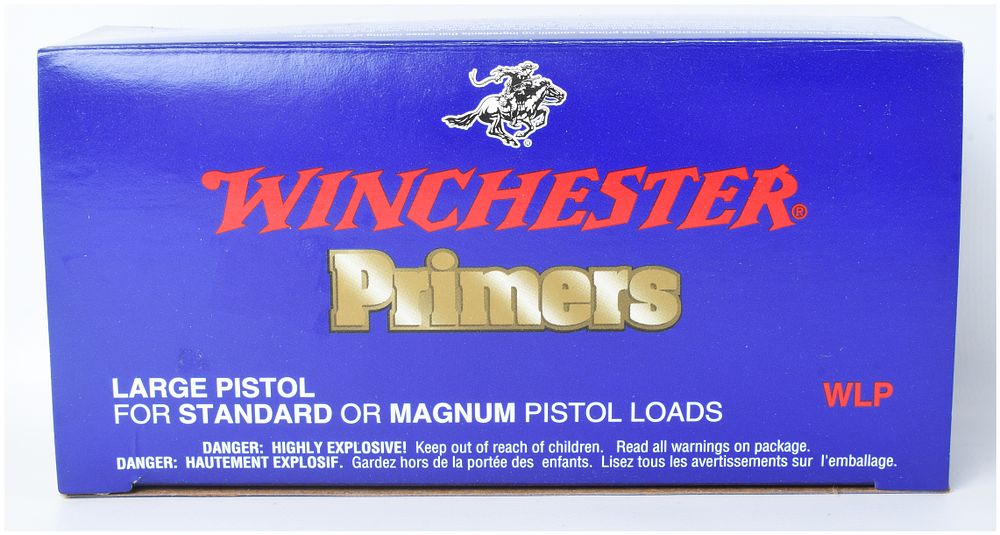 Lot 1523: One Box of 1,000 Winchester Large Pistol Primers No. WLP