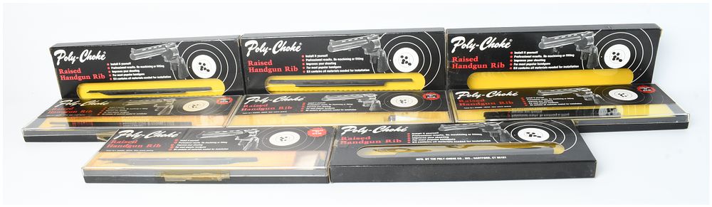 Lot 1561: 8 Poly-Choke Raised Handgun Ribs