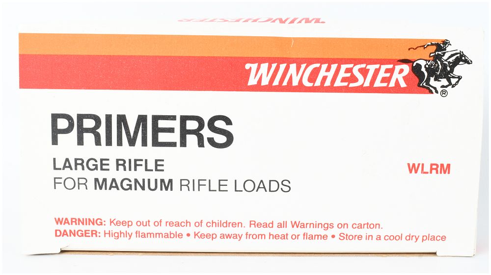 Lot 1583: One Box of 1,000 Winchester Large Rifle Magnum Primers