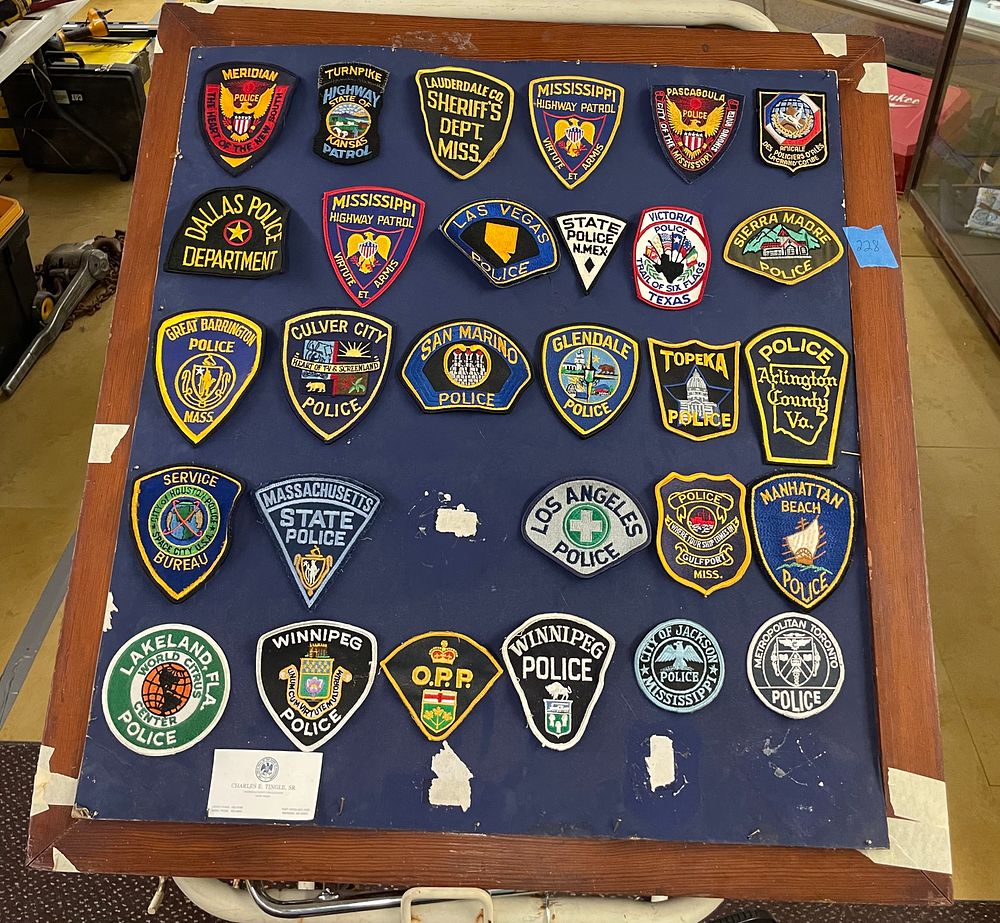 Lot 228: Lot of 29 Police Patches