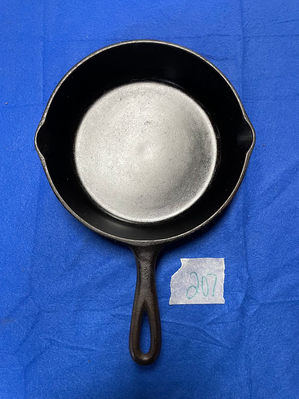 Lot 207: Lodge 3 Notch Cast Iron Skillet, Shipping $15