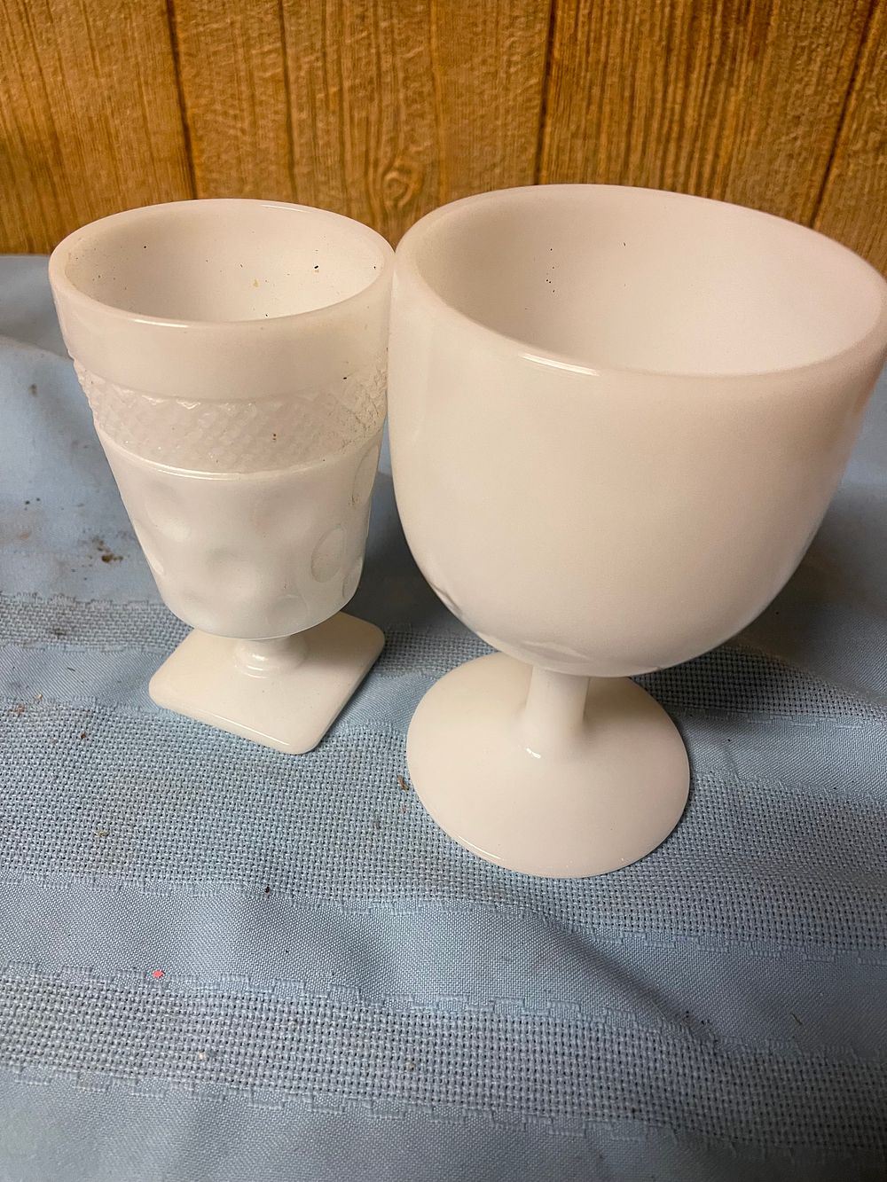 Lot 231: Milk glass no shipping 