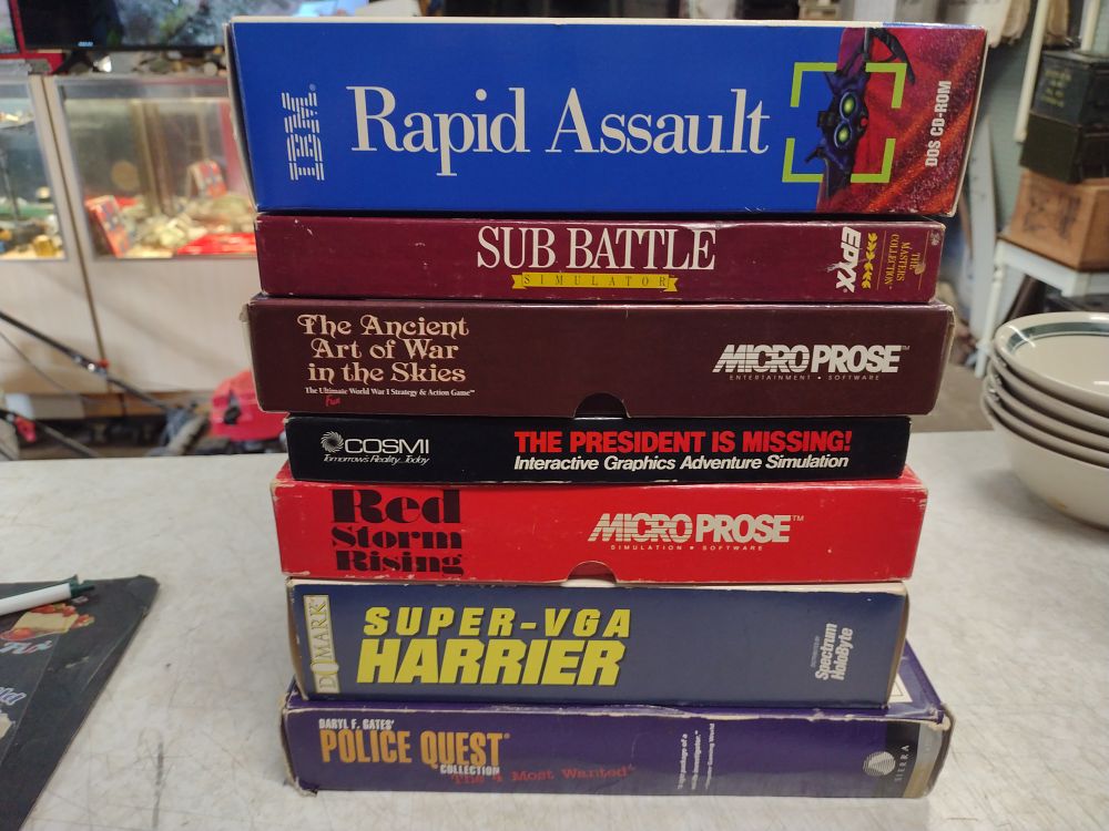 Lot 270: 7 Video Games and Simularor Shipping $22.00