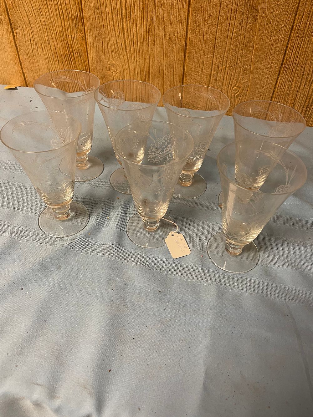 Lot 306: Set of 7 Glasses no shipping 