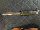 Case Knife leather hunter. New in box Case Knife with Sheath, Box and paperwork. Leather Hunter Image - 3