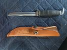 Case Knife leather hunter. New in box Case Knife with Sheath, Box and paperwork. Leather Hunter Image - 5
