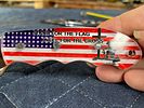 Set of Two Knives Dale Earnhart. Dale Earnhardt Sr Knife Nascar Fan Apparel 
American Flag Knife Image - 2