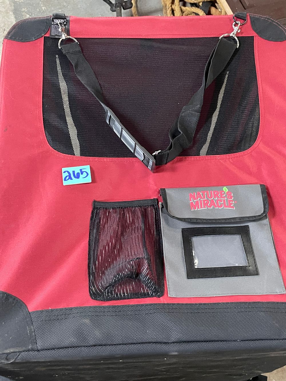 Lot 265: Natures miracle dog crate