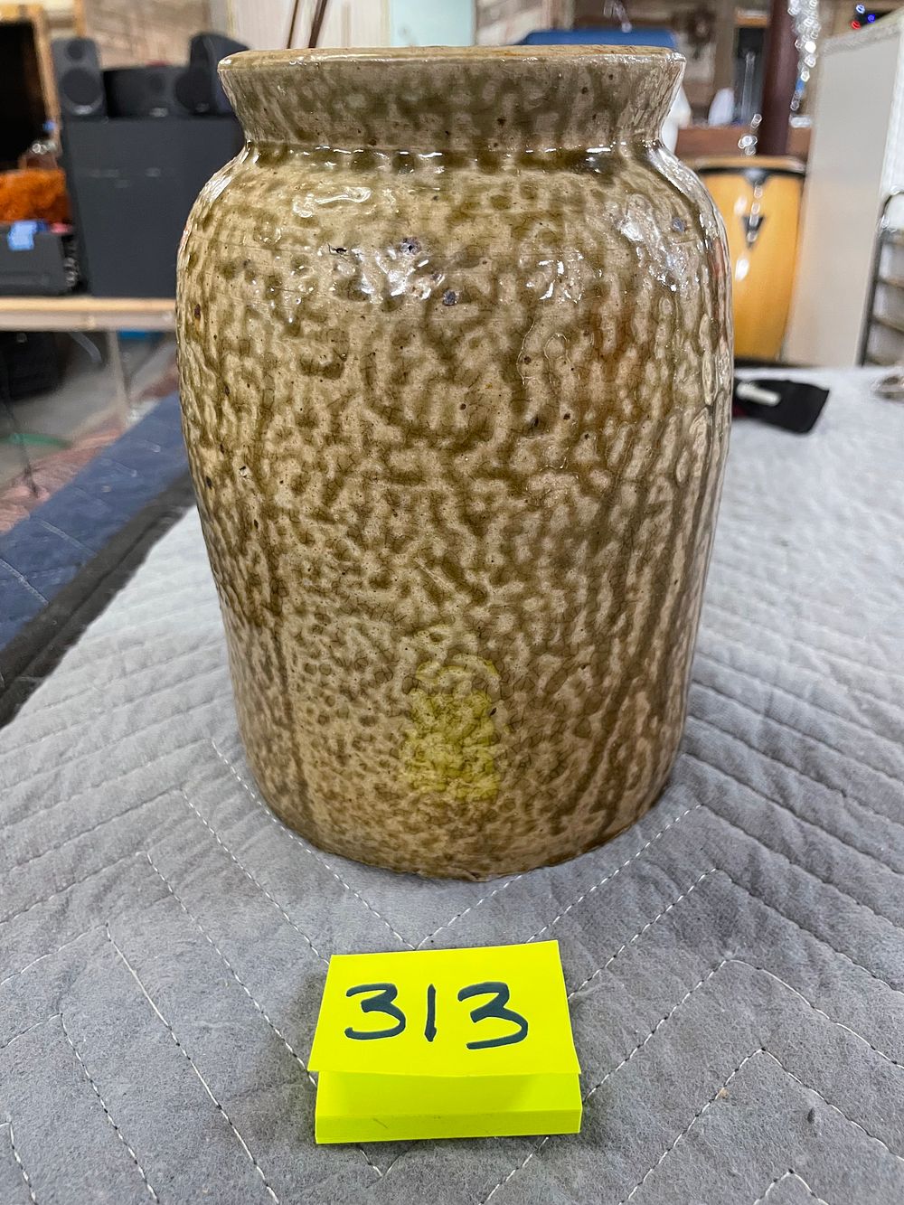 Lot 313: Stoneware Picking Jar