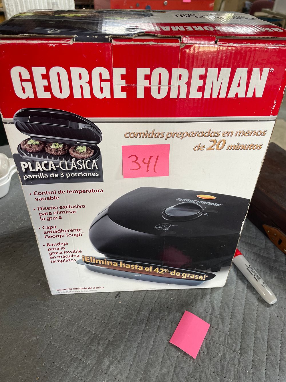 Lot 341: George Forman grill