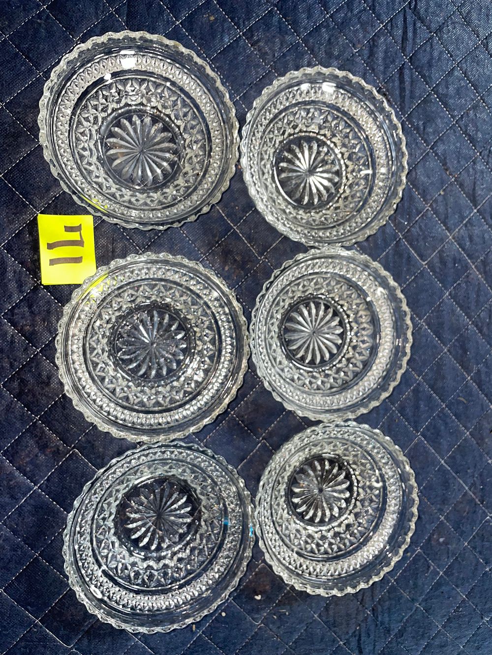 Lot 159: Set of 6 Glass Bowls