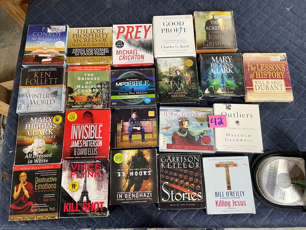 Lot 165: Lot of Audio Books