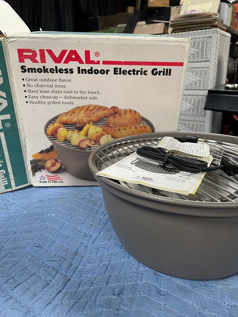 Lot 189: Rival Smokeless Indoor Electric Grill