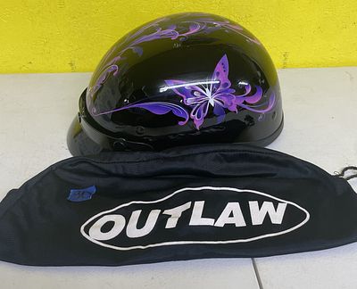 Ladies Helmet. New with dust bag. Size LG
shipping available