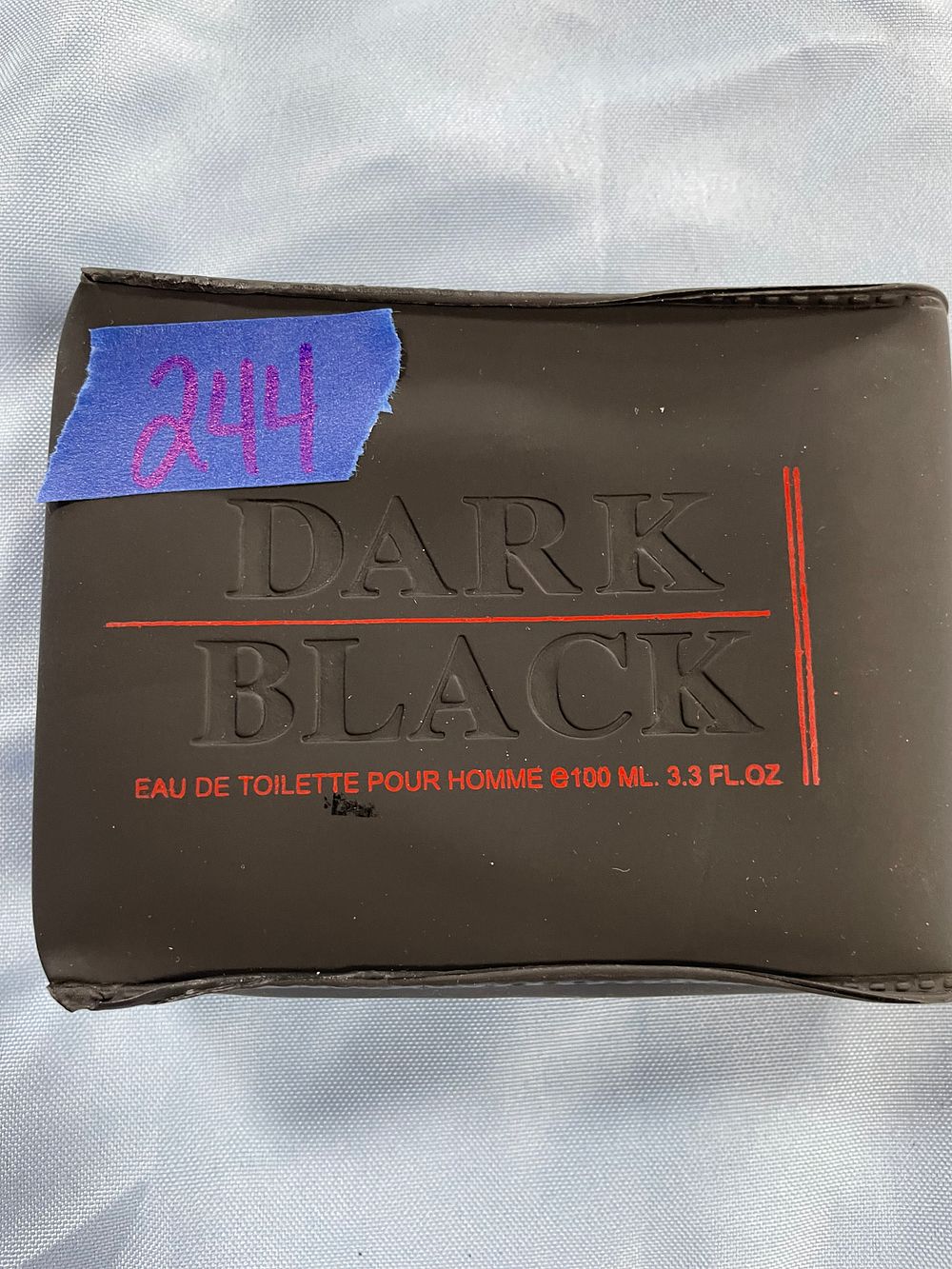 Lot 244: Dark Black Eau de Toilette Pour Homme for men