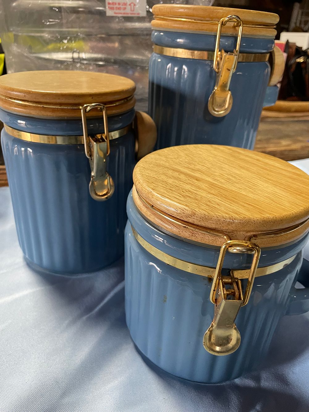 Lot 257: Set of Kitchen Canisters