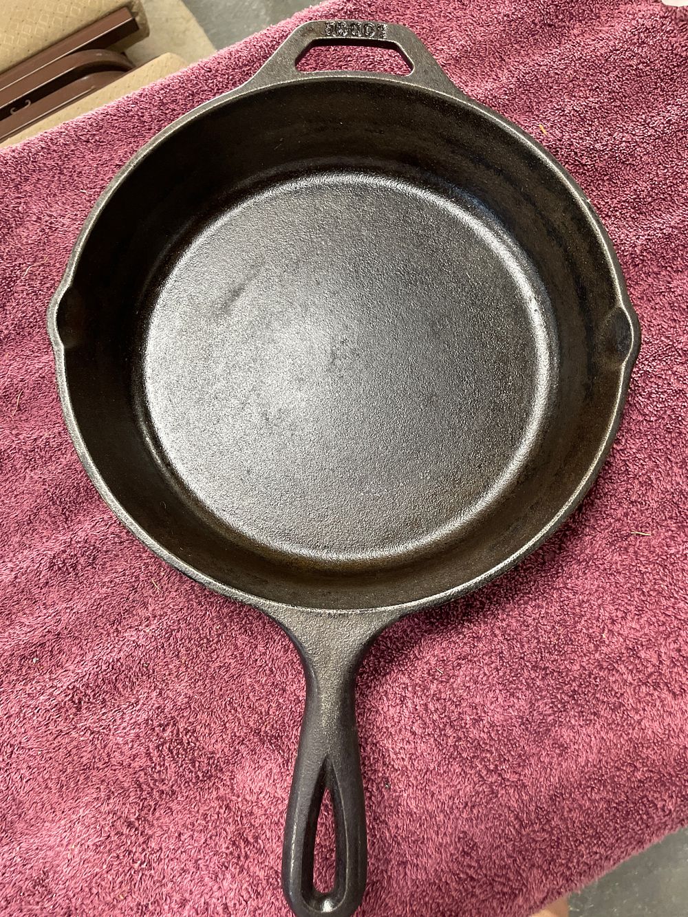 Lot 220: Lodge 8SK Cast Iron Skillet with Assist Handle