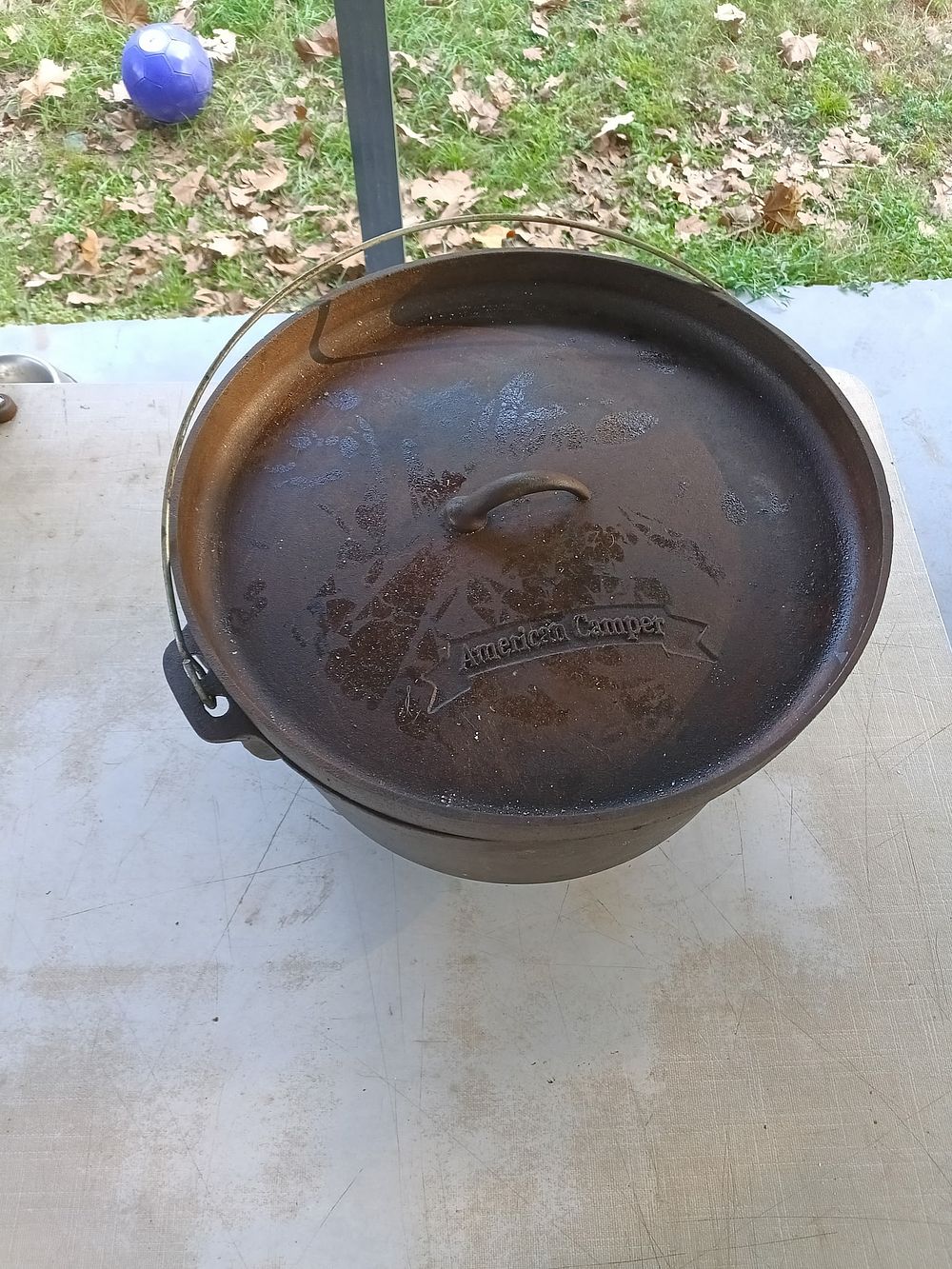 Lot 318: American Camper Cast Iron Dutch Oven