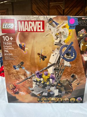 LEGO Marvel Endgame Final Battle 76266 Building Toy Set. A new, sealed, multi-colored LEGO 