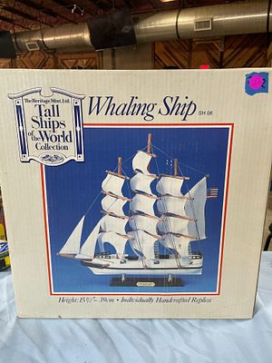 Heritage Mint Tall Ships of the World Whaling Ship Clipper 1846. A boxed, individually 