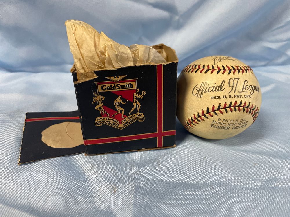 Lot 151: GoldSmith Official 97 League Baseball with Box