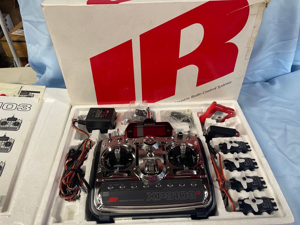 Lot 161: JR PROPO XP8103 RC Transmitter System with Accessories