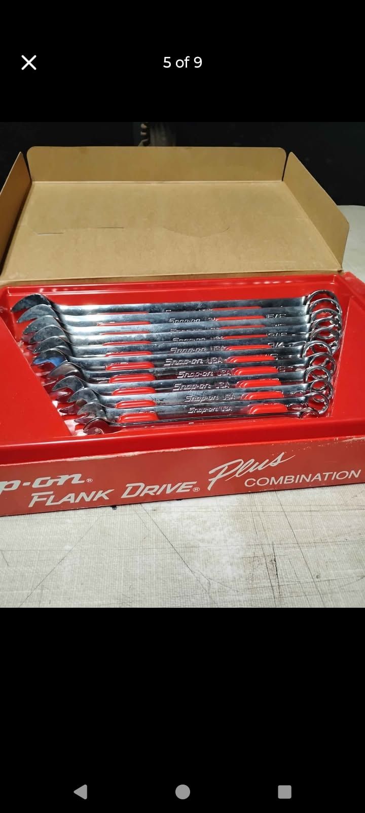 Lot 297: A Set of 12 Snap-on Flank Drive Plus Combination Wrenches