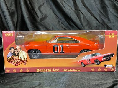 Auto World Silver Screen Machines 1:18 Scale Die-Cast Metal Model of the 'General Lee' 1969 