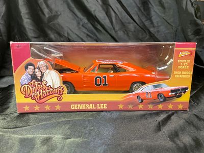 Johnny Lightning The Dukes of Hazzard General Lee 1969 Dodge Charger 1:25 Scale Die-Cast Model. A 
