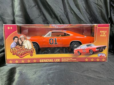 RC2 Joy Ride 'The Dukes of Hazzard General Lee' 1969 Dodge Charger 1:18 Scale Die-Cast Model. An 