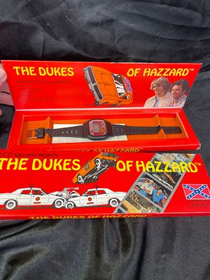 1981 Unisonic The Dukes of Hazzard LCD Quartz Watch, New in Box. A 1981 Unisonic The Dukes of 