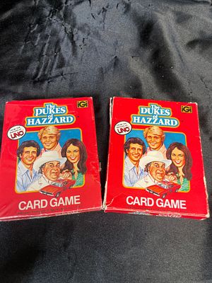 A Pair of IGI "The Dukes of Hazzard" Card Games, 1981. A pair of IGI "The Dukes of Hazzard" card 