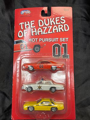 Joyride The Dukes of Hazzard Hot Pursuit Set, Factory-Sealed, 2006. A factory-sealed Joyride 