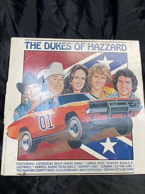 The Dukes of Hazzard Original Television Soundtrack LP, 1982. A vintage vinyl record album, "THE 