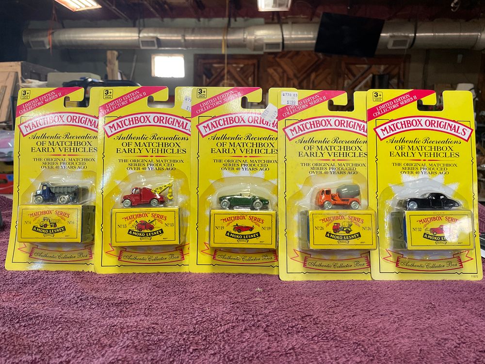 Lot 161: A Collection of 5 Matchbox Originals Limited Edition Collector Series II Authentic Recreations