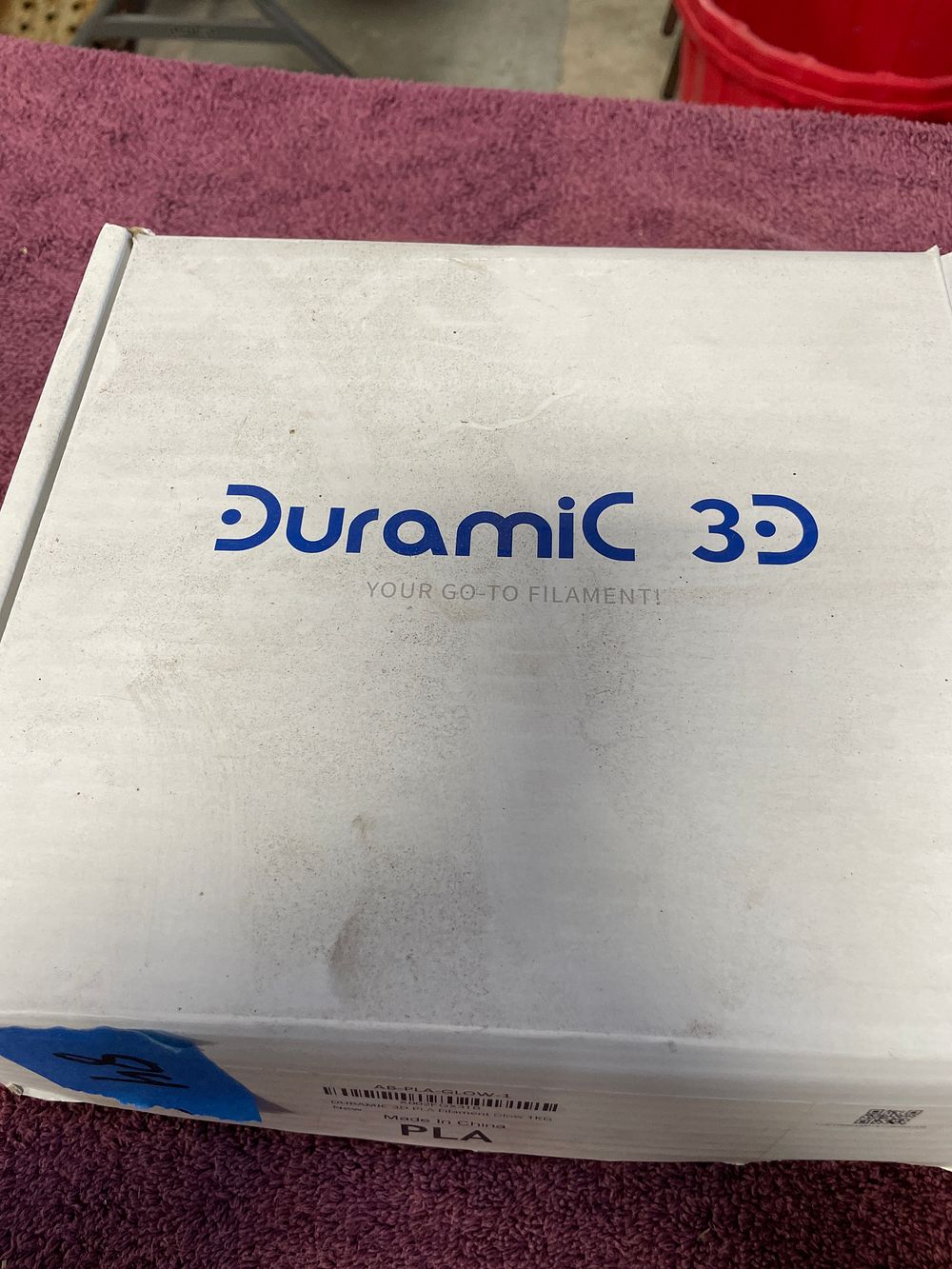 Lot 225: Duramic 3D PLA Glow-in-the-Dark 3D Printer Filament 1KG 1.75mm